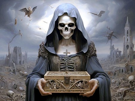 Free Death Skull illustration and picture