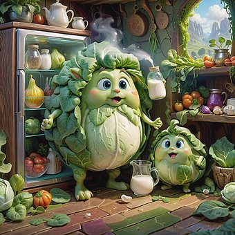Free Cabbage Vegetables illustration and picture