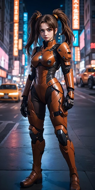 Free Futuristic Warrior Urbanhero illustration and picture