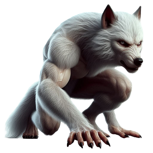 Free wolf werewolf fancy illustration