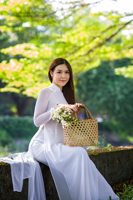 Áo Dài, Vietnam, Mädchen, Frau, Modell