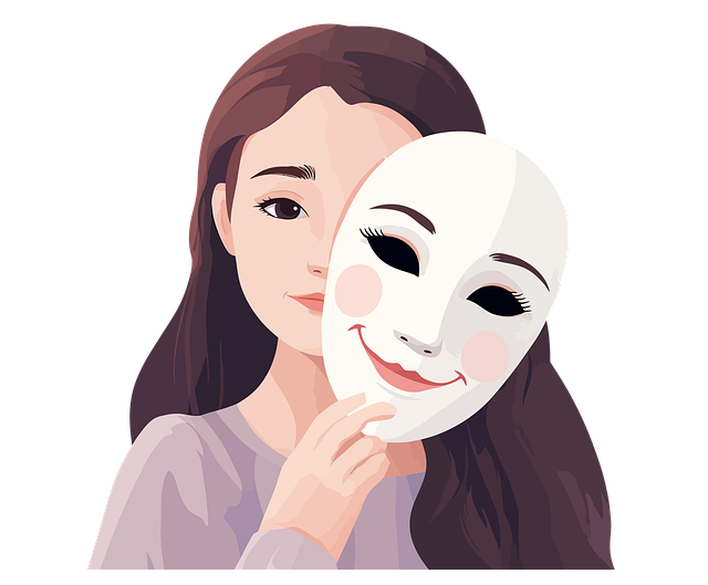 Free ai generated woman mask illustration