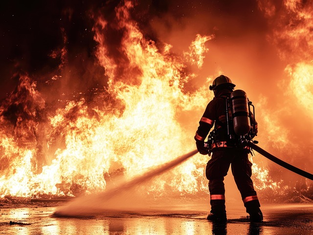 Free ai generated fireman firefighter illustration