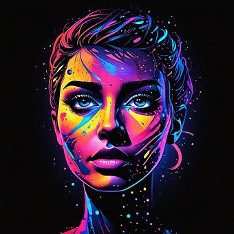 Free Woman Portrait illustration and picture