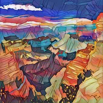 Free Grand Canyon Mountains illustration and picture