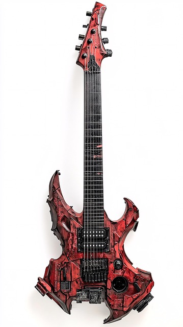 Free ai generated guitar electric illustration