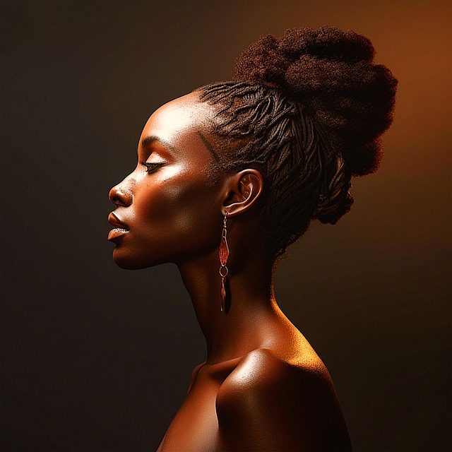 Free ai generated black woman illustration