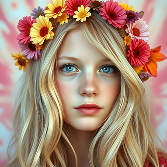Free Ai Generated Girl illustration and picture