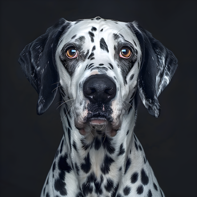 Free ai generated dalmatian dog illustration