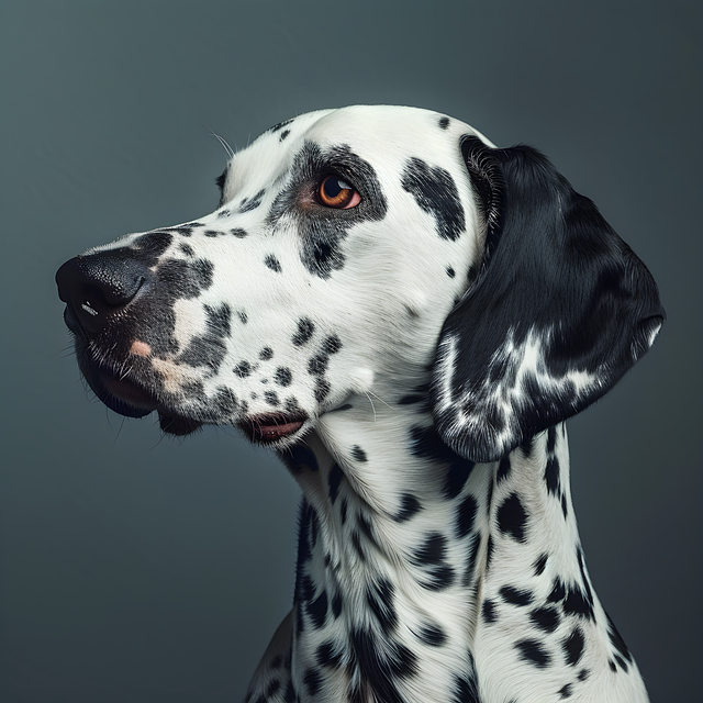 Free ai generated dalmatian dog illustration