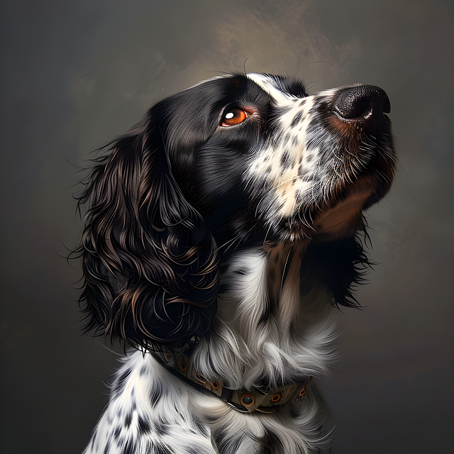 Download free HD stock image of Ai Generated Springer Spaniel Free ai generated springer spaniel dog illustration