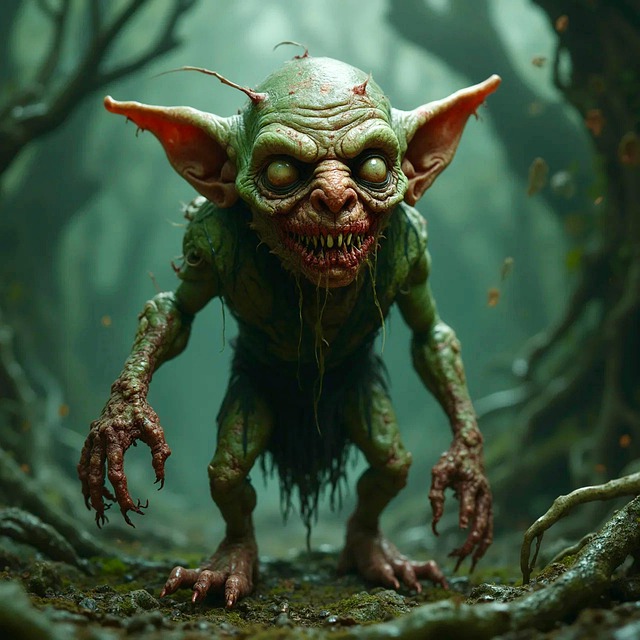Free ai generated goblin creature illustration