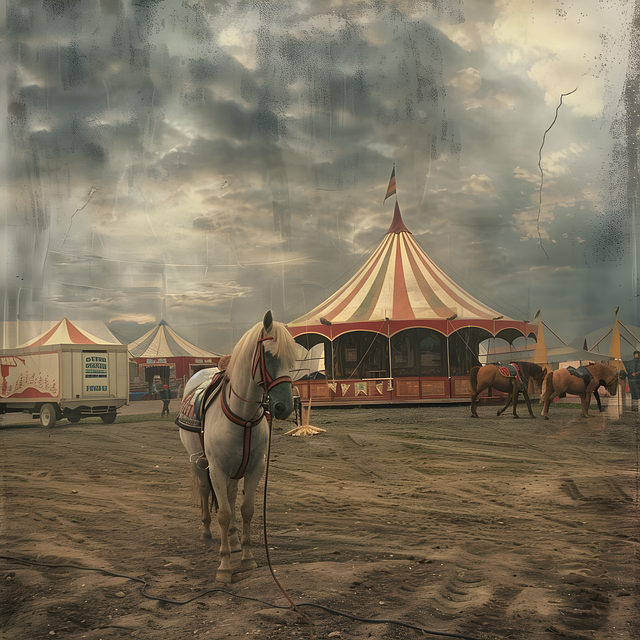 Free ai generated horse nature illustration
