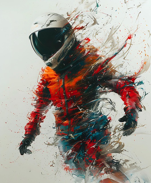 Free ai generated astronaut space illustration
