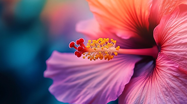 Ai Generiert, Hibiskus, Blume, Exotisch