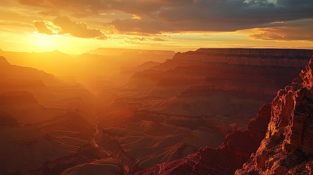 Sonnenuntergang, Natur, Berge, Berg