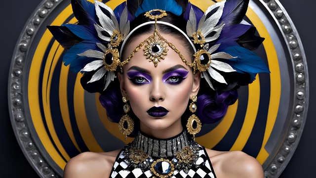 Free ai generated woman jewellery illustration