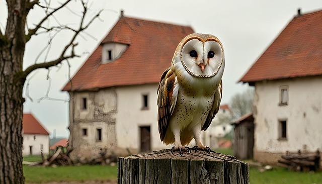Free ai generated owl bird illustration
