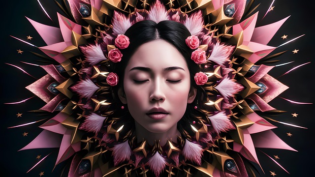 Free ai generated woman futuristic illustration
