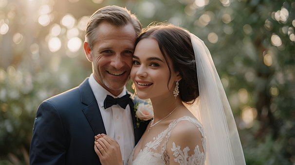 Far, Datter, Bryllup, Ægteskab, Familie