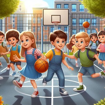 Free Ai Generated Children illustration and picture