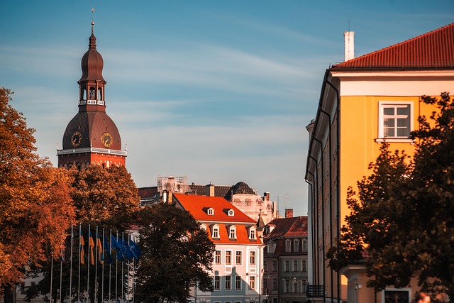 Oude Stad, Mijlpaal, Architectuur, Riga