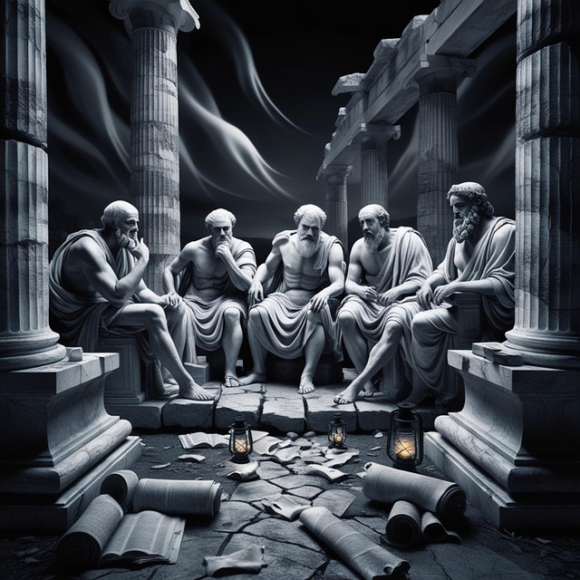Free greek mythology architecture illustration