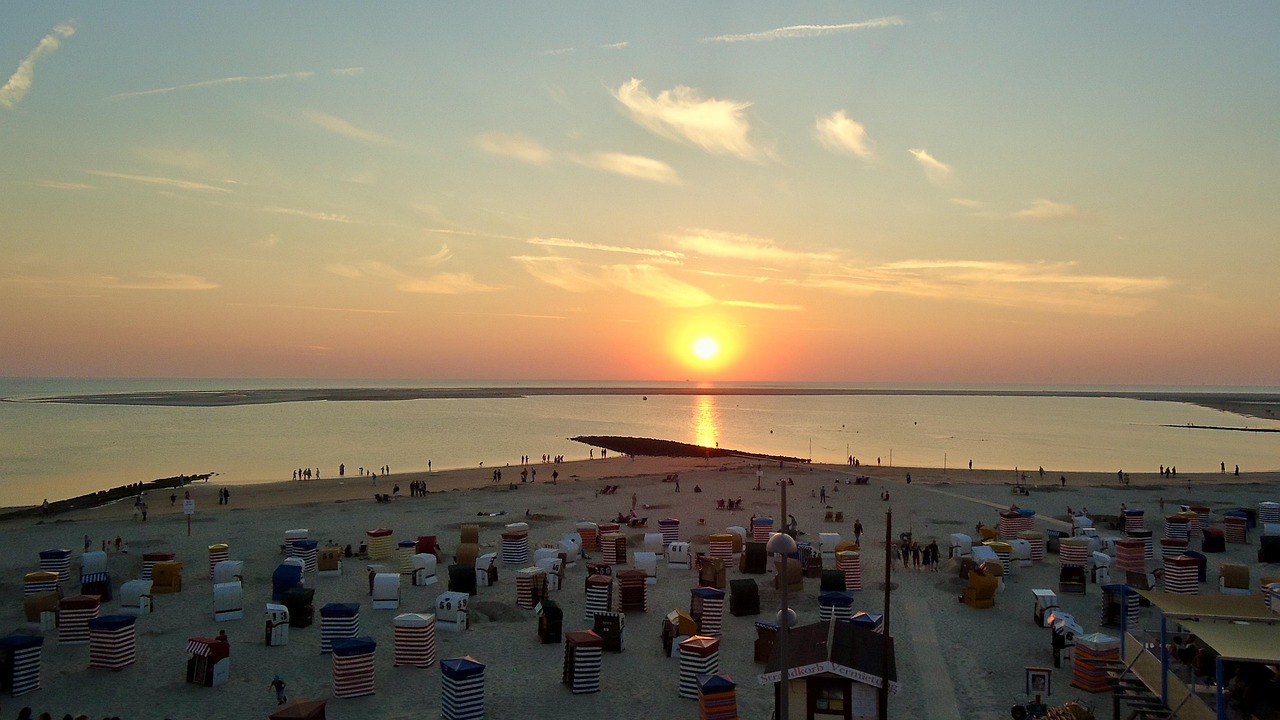 Stilvolle Gezeiten Auf Borkum Bild