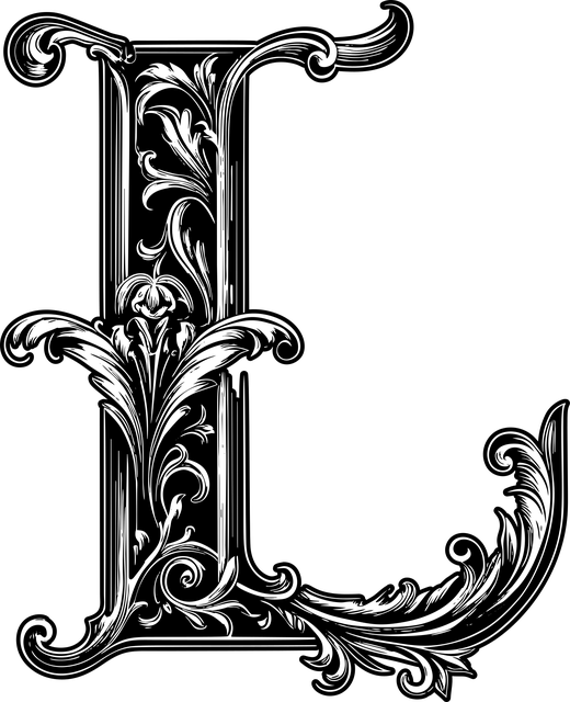 Free ai generated letter l vector