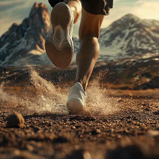 Free ai generated runner shoe illustration
