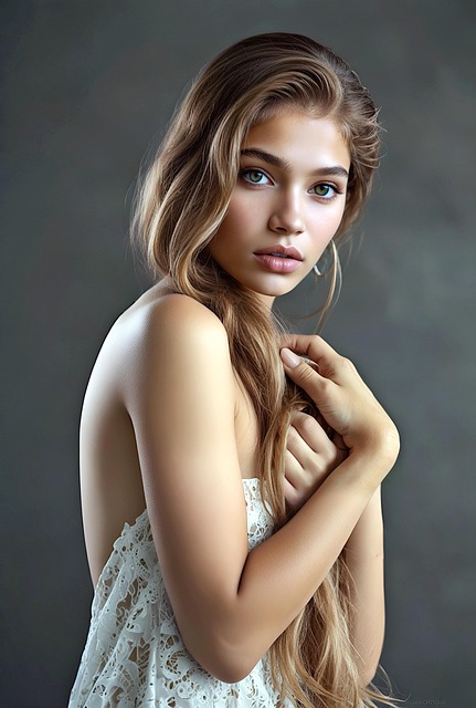 Free ai generated woman beauty illustration