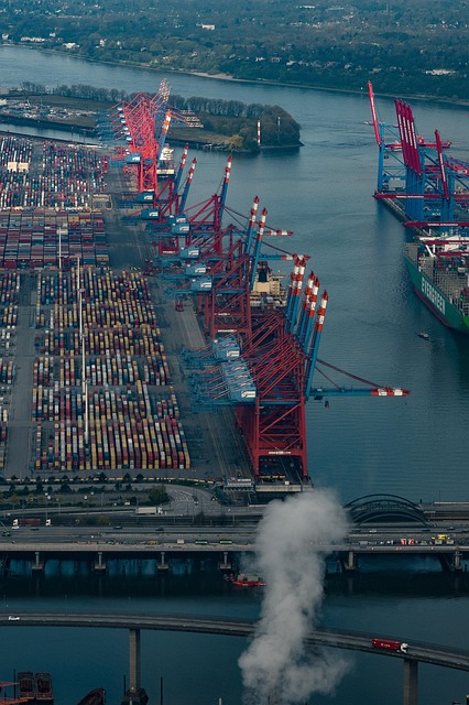 Free Hamburg Aerial View photo and picture