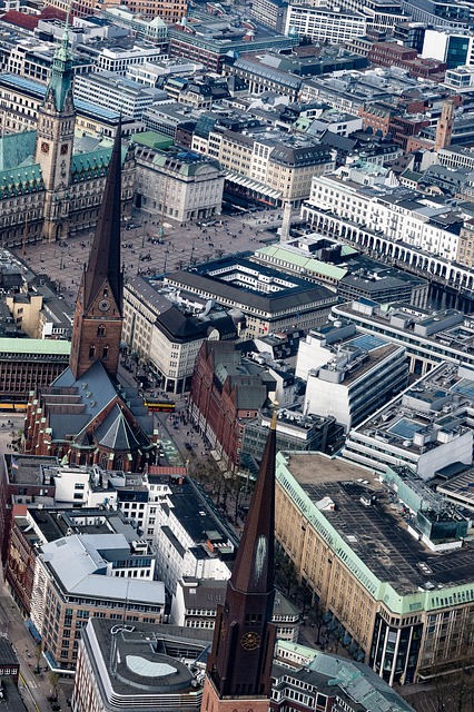 Free Hamburg Churches City Hall Towers photo and picture