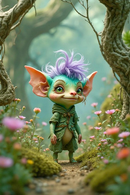 Free ai generated goblin mystical illustration