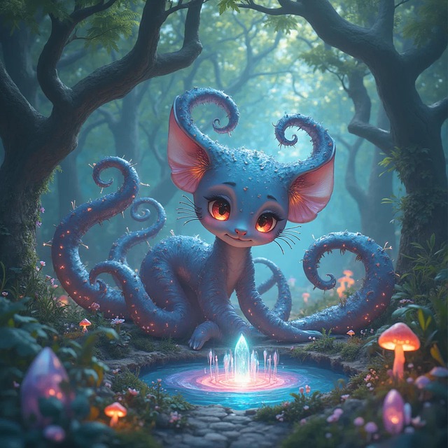 Free ai generated nature octopus illustration