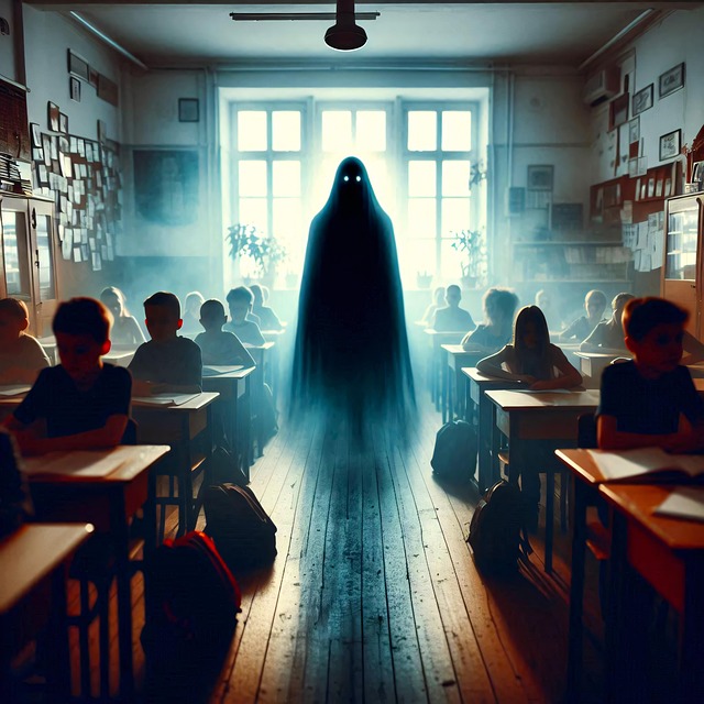 Free ai generated ghost kids illustration