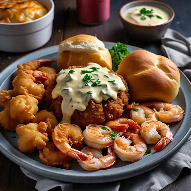 Free ai generated shrimp seafood illustration