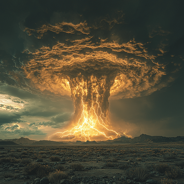 Free ai generated explode bomb illustration