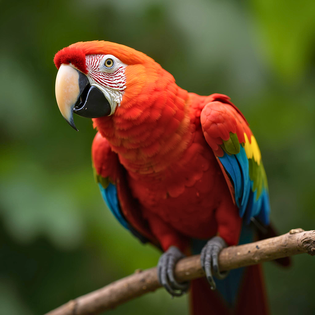 Download free HD stock image of Ai Generated Parrot Free ai generated parrot bird illustration