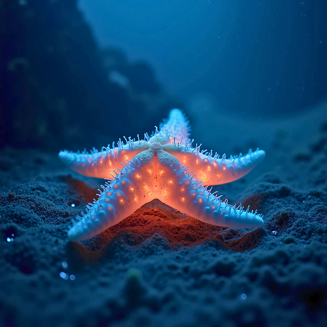 Free ai generated nature starfish illustration
