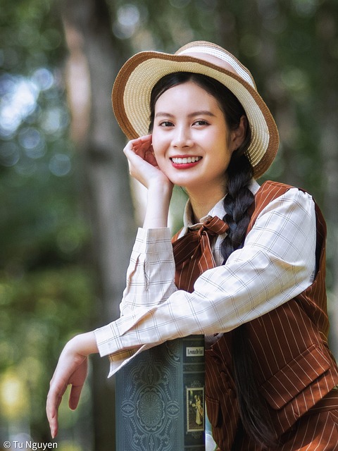 Jahrgang, Alt, Frau, Asiatisch, Mädchen