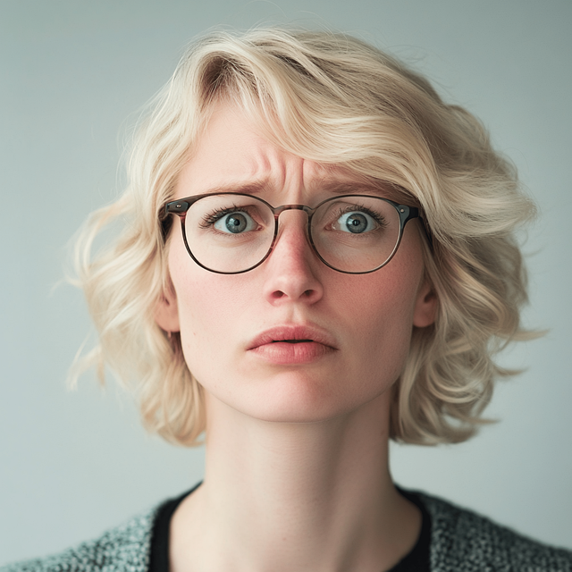 Free ai generated woman shocked illustration