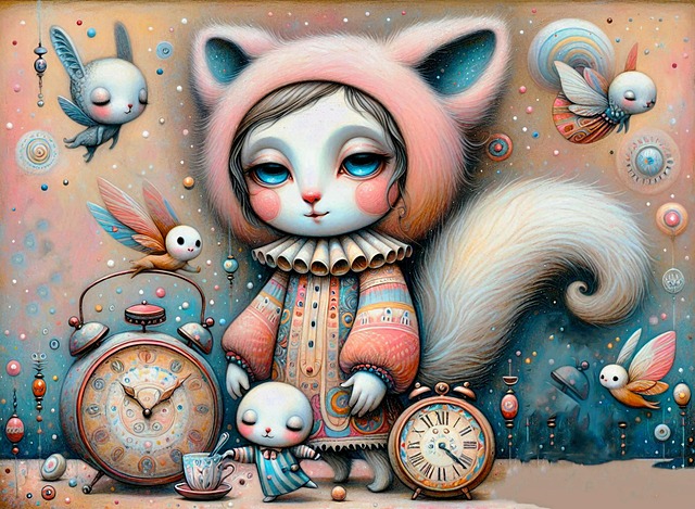Free ai generated surreal art whimsical illustration illustration