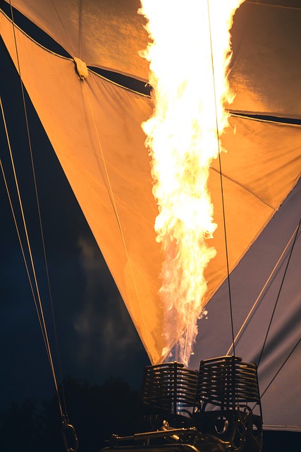 Luftballon, Brenner, Flamme, Gas, Heiß