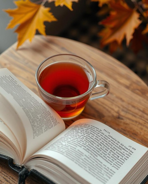 Free ai generated tea book illustration