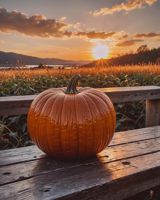 Free ai generated pumpkin nature illustration