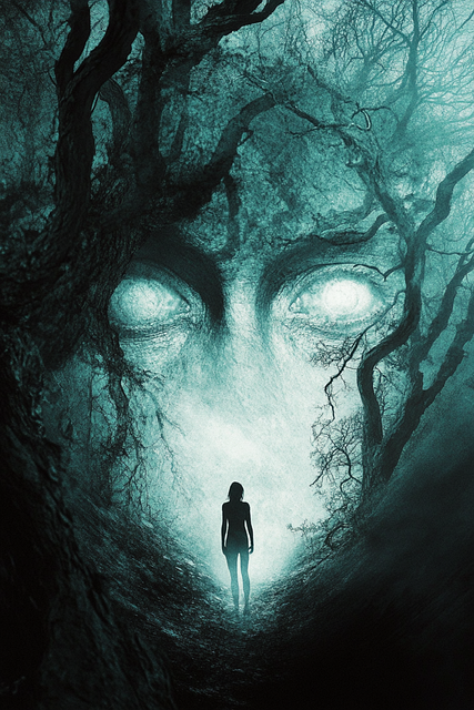Free ai generated scary dark illustration