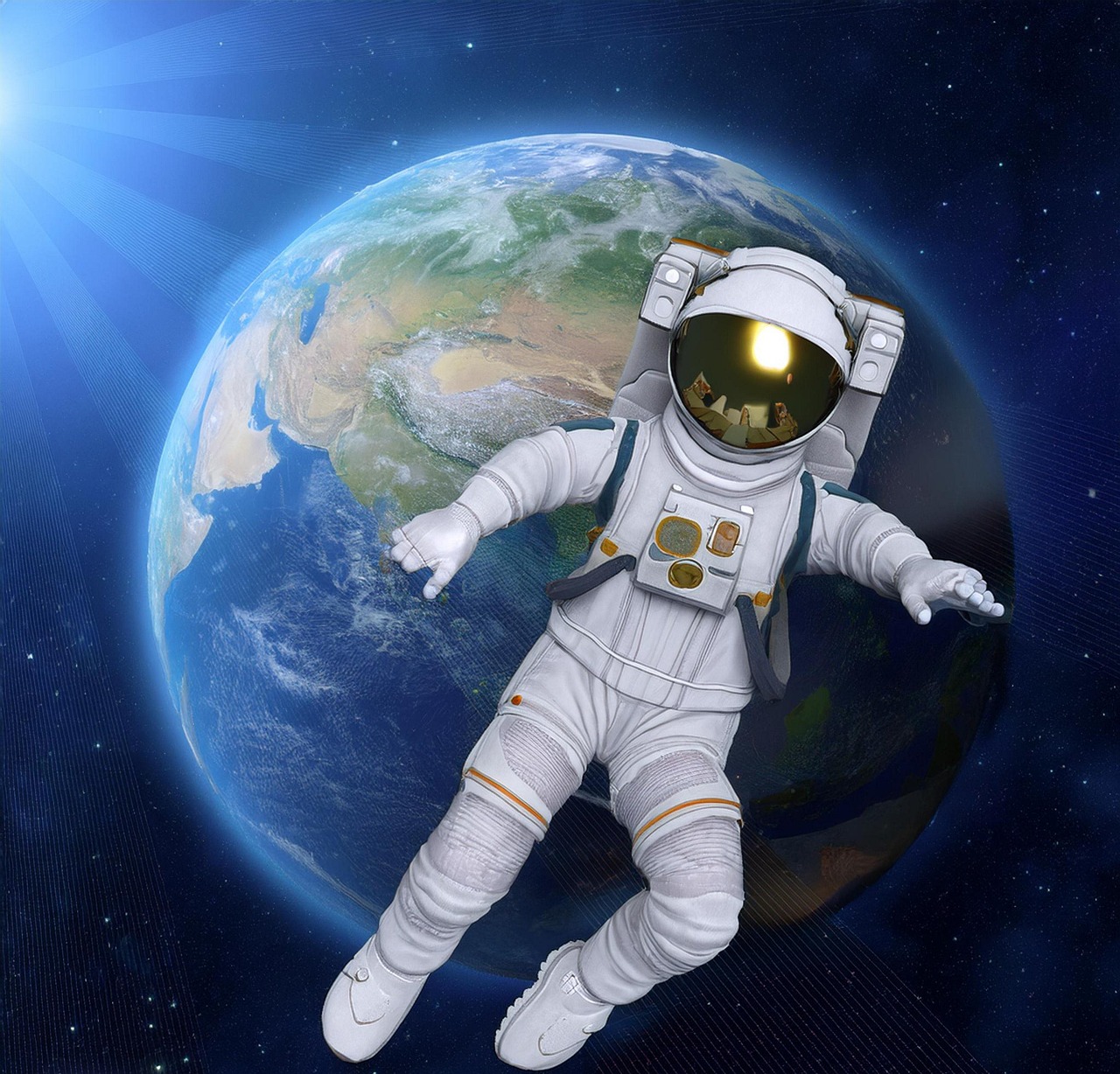 Astronauta Espacio Universo Imagen gratis en