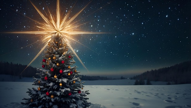 Free christmas christmas star space illustration