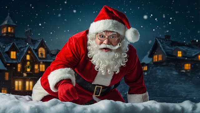 Free ai generated santa claus illustration